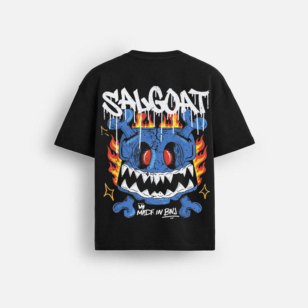 Tshirt of Salgoat by Salvya oof elgrandetoto in black